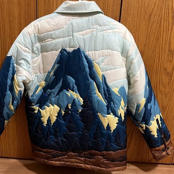 Kith Patchwork Brixton Puffed Shirt Jacket Size Medium - Picture 3 of 5